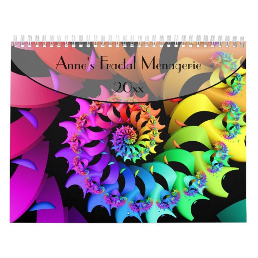 Anne's Fractal Menagerie Kalender (Hoes)