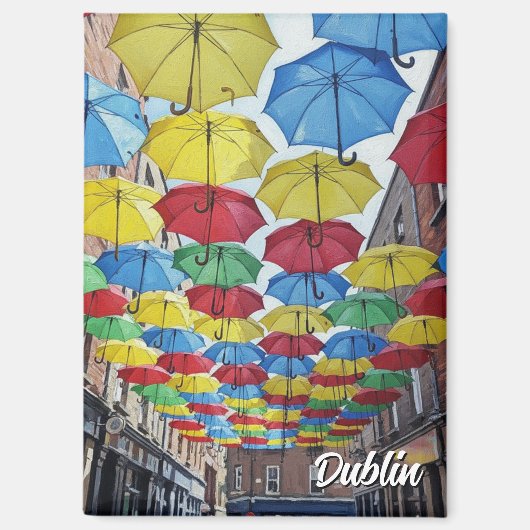 Anne's Lane Dublin Ierland Reizen Magneet (Voorkant)