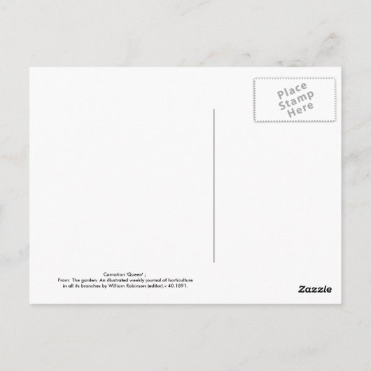 Annese "Queen" Briefkaart (Achterkant)