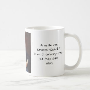 Annette von Droste-Hulshoff 1838 Koffiemok