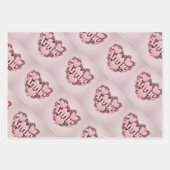 Annie 3D Coeurs roses Envelopper ensemble papier (Devant 3)