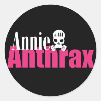 Annie Antrax - zwarte sticker