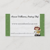 Annie Carte de visite de pays primitif (Dos)