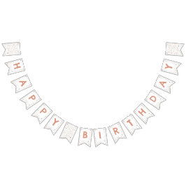 Annie Confetti Waterverf Stippen Bunting Flag Vlaggetjes