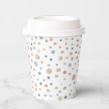 Annie Confetti Waterverf Stippen Paper Cup