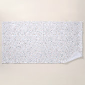 Annie Confetti Waterverf Stippen Strandlaken (Voorkant)