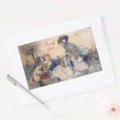 Annie French Een Sprookje Rechthoekige Sticker (Envelop)