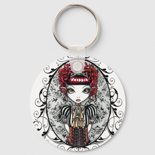 "Annie" Gothic Victoriaans Couture Fairy Sleutelha Sleutelhanger (Voorkant)
