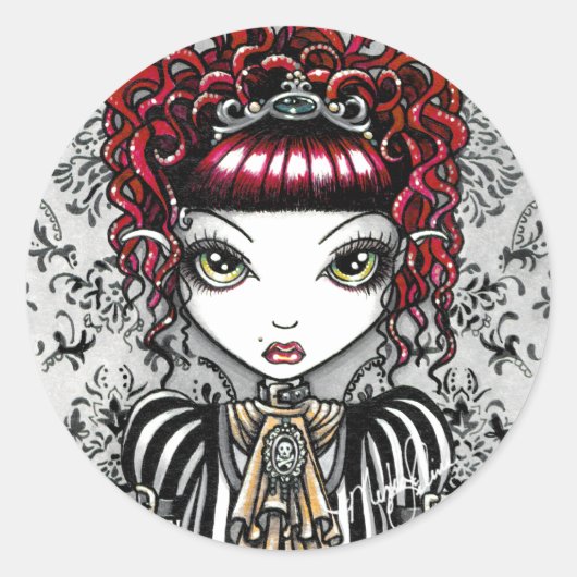 Annie Gothic Victoriaans Fae Sticker (Voorkant)