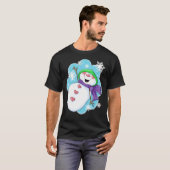 Annie Lang Go Snow Snowman T-shirt (Voorkant volledig)