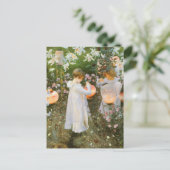 Annie, Lily, Lily, Roos van John Singer Sargent Briefkaart (Staand voorkant)