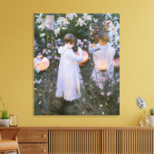 Annie, Lily, Lily, Roos van John Singer Sargent Canvas Afdruk (Insitu (Woonkamer))