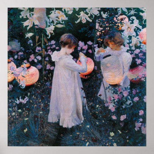 Annie, Lily, Lily, Roos van John Singer Sargent Poster (Voorkant)
