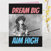 ANNIE OAKLEY AIMING GUN, CARTES DE SALUT D'ANNIE (Fleur jaune)