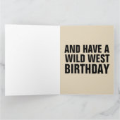 ANNIE OAKLEY AVEC ARME À FEU, CARTES DE SALUT D'AN (Intérieur)