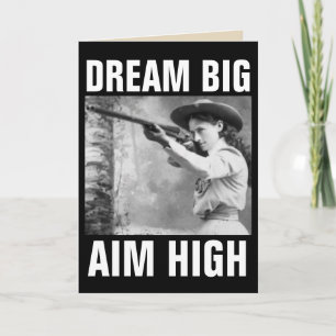 ANNIE OAKLEY AVEC UNE ARME, CARTES DE SALUT D'ANNI