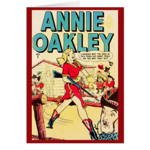 "Annie Oakley" Comic Hoesje Card