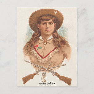 Annie Oakley  Lithograph Portrait Briefkaart