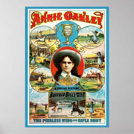 ANNIE OAKLEY - "Little Sure Shot" Poster (Voorkant)