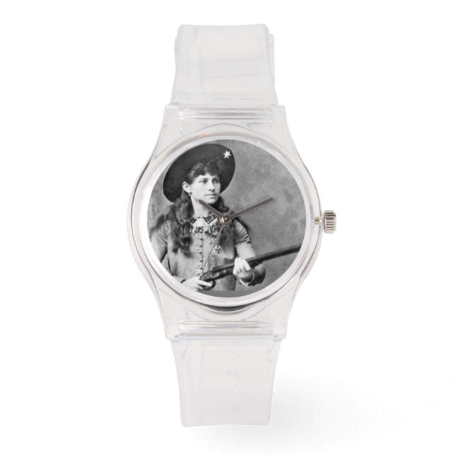 ANNIE OAKLEY PINK WRIST WATCH HORLOGE (Voorkant)