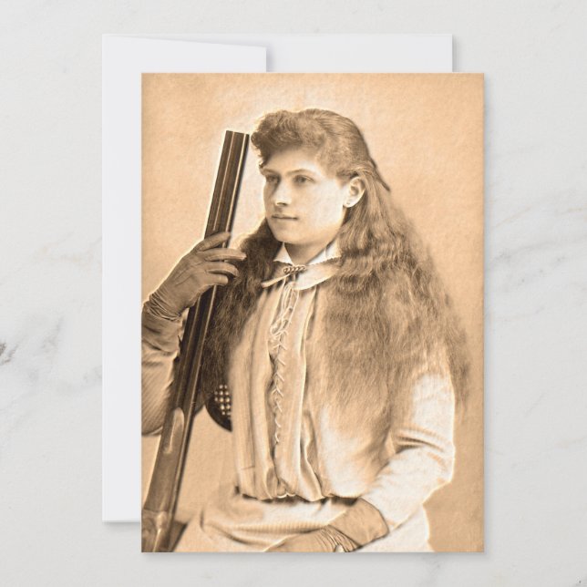 Annie Oakley Portrait (Voorkant)