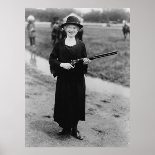 Annie Oakley Portrait Poster (Voorkant)