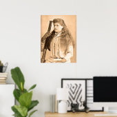 Annie Oakley Portrait Poster (Thuiskantoor)