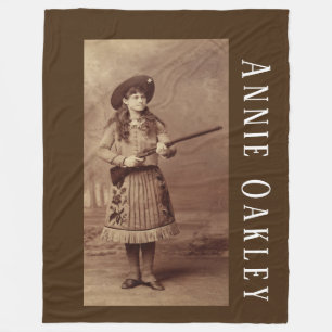 Annie Oakley Sharpschutter Fleece Blanket