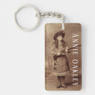 Annie Oakley Sharpshooter Acrylische Sleutelhanger