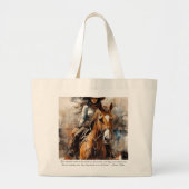 Annie Oakley toont de Trail Blazers Grote Tote Bag (Voorkant)