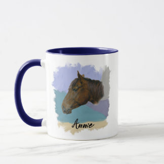 Annie” – Portrait of a Horse - Personalize Your Mok
