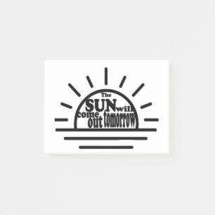 Annie: Sun komt morgen uit Post-it® Notes