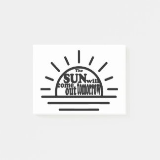 Annie: Sun komt morgen uit Post-it® Notes