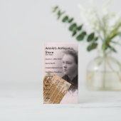 Annie's Antiek winkel Visitekaartje (Staand voorkant)