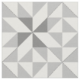 Annie's Choice Patchwork Design in Grey Stof