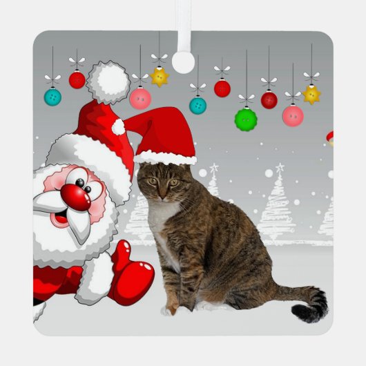 Annie's kerstversiering metalen ornament (Achterkant)