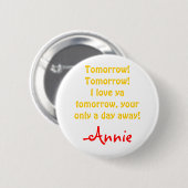 Annie's Morgen Ronde Button 5,7 Cm (Voorkant /achterkant)