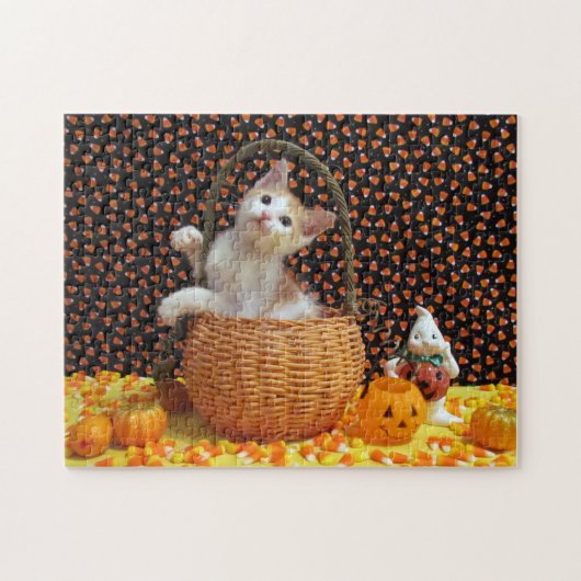 Annie's Sweet Halloween Cat Puzzel (Horizontaal)