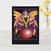 "Annika carte de voeux vierge d'II" (Fleur jaune)