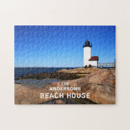 Annisquam Custom Ocean Beach Lighthouse Legpuzzel