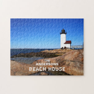 Annisquam Custom Ocean Beach Lighthouse Legpuzzel