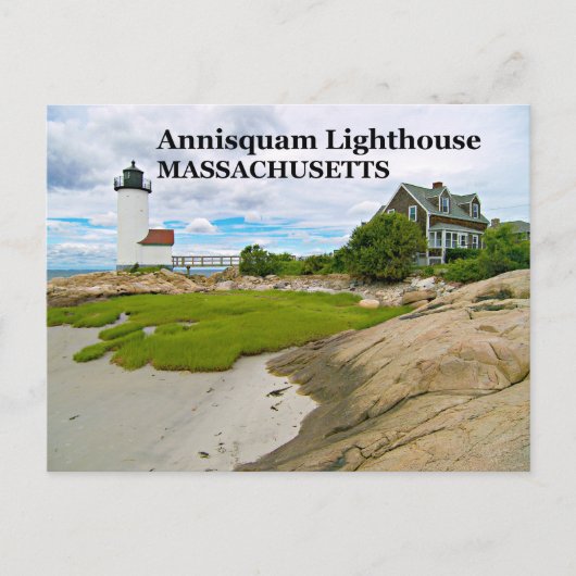 Annisquam Lighthouse, Massachusetts Briefkaart (Voorkant)