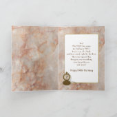 Anniversaire 100e montre de poche et carte à chaîn (Intérieur)