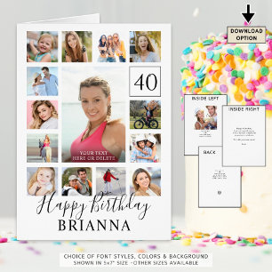 Anniversaire 15 Photo N'Importe Quel Âge Personnal