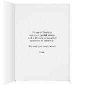 Anniversaire 15 Photo N'Importe Quel Âge Personnal (Intérieur (Droit))