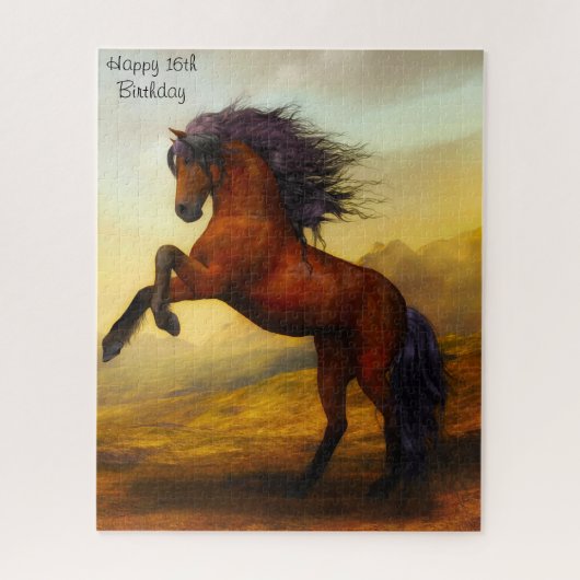 Anniversaire 16 ans. Puzzle (Vertical)
