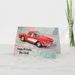 anniversaire 1957 Corvette sur la carte