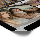 Anniversaire 45 Photo Collage Poster pour lui/elle (Coin)