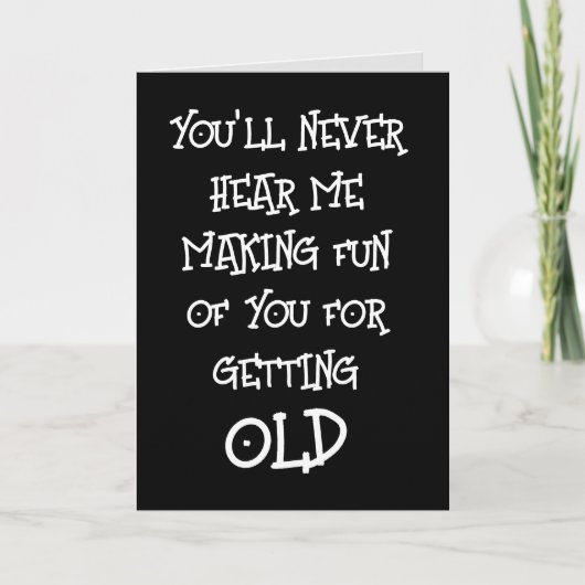 ANNIVERSAIRE AMUSANT SUR LA CARTE DE SALUT DE LA C (Devant)