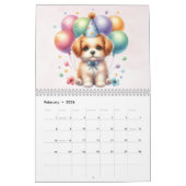 Anniversaire Animal Friends 2026 Calendrier 12 Moi (Feb 2026)